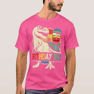 Kinder 6. Geburtstag Junge Dino Rex Dinosaur Boys T-Shirt
