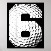 Kinder 6. Geburtstag Junge Golfspieler Golf 6 Jahr