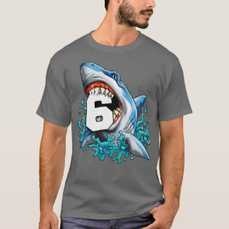 Kinder 6. Geburtstag Jungen Funny 6 Jahre alt Gebu T-Shirt