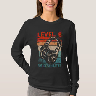 Kinder 6. Geburtstag Jungs Video Gamer Stufe 6 Unl T-Shirt