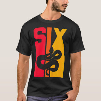 Kinder 6. Geburtstag Vintage Schlange Lover Pet Re T-Shirt