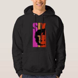 Kinder 6 heute Black Girl Queen Retro 6. Afro Hair Hoodie