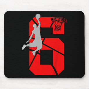 Kinder 6 Jahre alt 6 Bysketbyll Geburtstagsparty T Mousepad