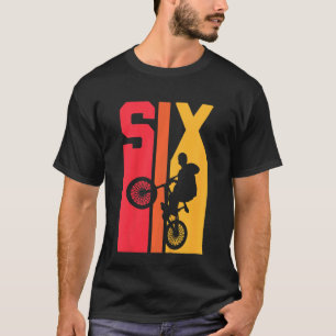 Kinder 6 Jahre alt Bmx Geburtstag P Y Boys Dirt Bi T-Shirt