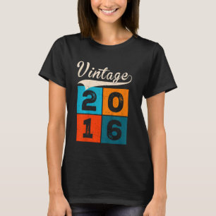 Kinder 6 Jahre alt Frauen am Geburtstag Vintag T-Shirt