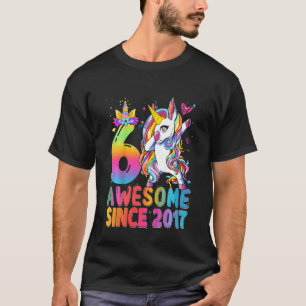 Kinder 6 Jahre alt Mädchen Schlucken Einhorn Phant T-Shirt