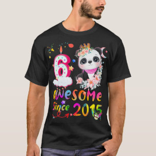 Kinder 6 Jahre alt Phantastisch seit 2015 6. Gebur T-Shirt