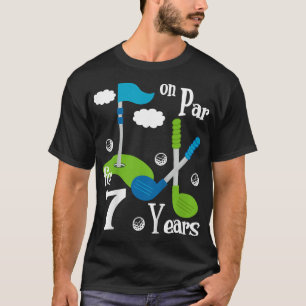 Kinder 6 Jahre alter Golf Geburtstagsparty Geschen T-Shirt