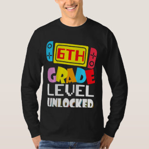 Kinder 6. Klasse freigeschalteter Videospieler Zur T-Shirt