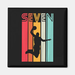 Kinder 7. Geburtstag Bysketbyll Lover Geschenk 7 J Magnet