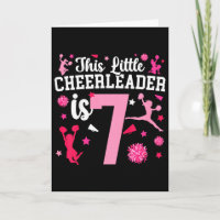Kinder 7. Geburtstag Cheerleading Mädchen Sieben J