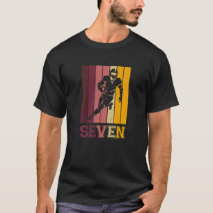 Kinder 7. Geburtstag für Boys Fußball Spieler 7 Ja T-Shirt