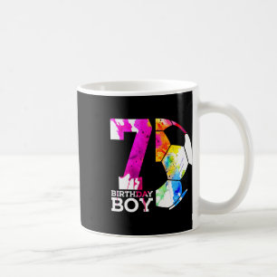 Kinder 7 Geburtstag Junge Fußball 7. Geburtstag Kaffeetasse
