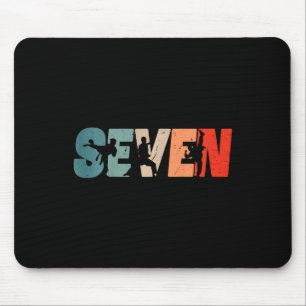Kinder 7. Geburtstag Karate Kämpfer 7 Jahre alte M Mousepad