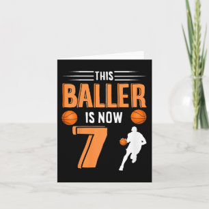 Kinder 7. Geburtstagskassetball - dieser Baller is Karte