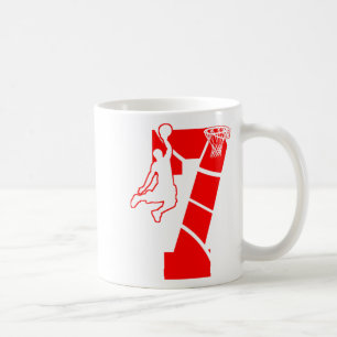 Kinder 7 Jahre alt 7. Basketball-Geburtstagsfeier Kaffeetasse