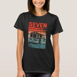 Kinder 7 Jahre alt 7. Geburtstag Junge Feuerwehrfe T-Shirt