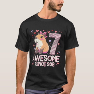 Kinder 7 Jahre alt Capybara Geschenke für Mädchen T-Shirt