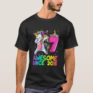Kinder 7 Jahre alt Mädchen Schlucken Einhorn Phant T-Shirt