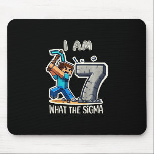 Kinder 7 Jahre alt Sigma Pixel Art Mining Gamer Ge Mousepad