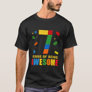 Kinder 7 Jahre alter Geburtstag Junge ist großarti T-Shirt
