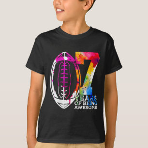 Kinder 7 Jahre Phantastisch Fußball 7. Geburtstag T-Shirt