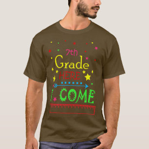 Kinder 7. Klasse hier kommt ich T T-Shirt
