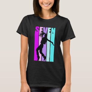 Kinder 7. Tanz Geburtstag für Mädchen Hiphop Tänze T-Shirt