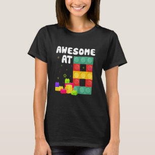 Kinder 8. Geburtstag Bausteine Ziegel Toll 8 T-Shirt