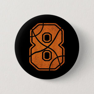 Kinder 8. Geburtstag Bysketbyll Jungs Kinder Button