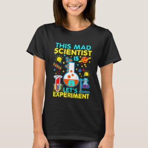Kinder 8. Geburtstag Dieser Mad Scientist ist 8 x T-Shirt