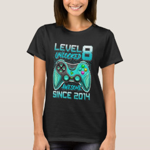 Kinder 8. Geburtstag für Jungen Stufe 8 unverschlo T-Shirt