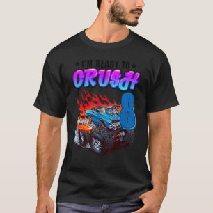 Kinder 8. Geburtstag Junge Blaze Auto 8 Jahre alte T-Shirt