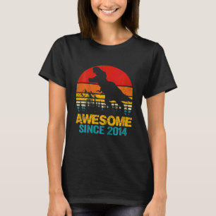 Kinder 8 Jahre alt Dinosaurier Phantastisch seit 2 T-Shirt