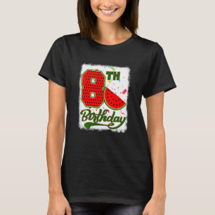 Kinder 8 Jahre alt Wassermelone Tropische Früchte  T-Shirt