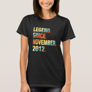 Kinder 9. Geburtstag 9 Jahre alte Legende seit Nov T-Shirt