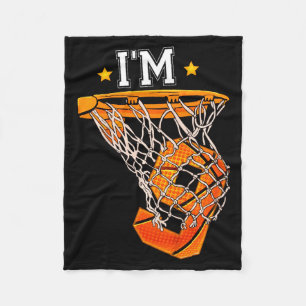 Kinder 9. Geburtstag Basketball 9 Junge Mädchen 6. Fleecedecke