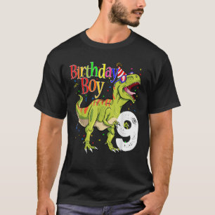Kinder 9. Geburtstag Boy Dinosaurier Rawr I m 9 Di T-Shirt