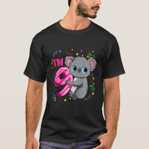 Kinder 9. Geburtstag für Mädchen Koala Bär 9 Jahre T-Shirt