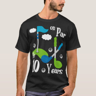 Kinder 9. Geburtstag Golf 9 Jahre alt Geburtstag G T-Shirt