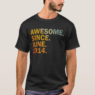 Kinder 9. Geburtstagsdekorationen 9 Jahre alt Phan T-Shirt