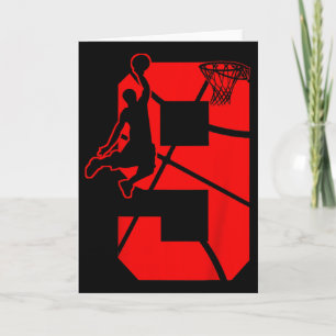 Kinder 9 Jahre alt 9. Bysketbyll Geburtstagsparty  Karte