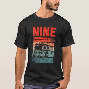 Kinder 9 Jahre alt 9. Geburtstag Junge Feuerwehrfe T-Shirt