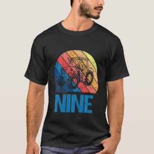 Kinder 9 Jahre alt 9. Geburtstag Traktor Bauer Boy T-Shirt