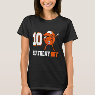 Kinder 9 Jahre alt Betäubung Basketball 9. Geburts T-Shirt