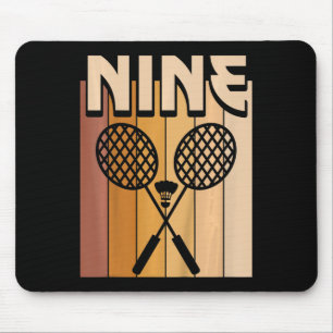 Kinder 9 Jahre alt Dminton Geburtstag Junge 9. Geb Mousepad