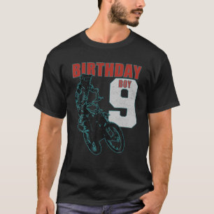 Kinder 9 Jahre alt Kind - Geburtstagskind - Dirt B T-Shirt