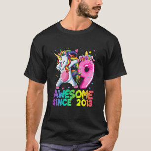 Kinder 9 Jahre alte Mädchen schlucken Einhorn Phan T-Shirt