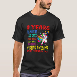 Kinder 9 Jahre Phantastisch 9. Geburtstag Kinder d T-Shirt