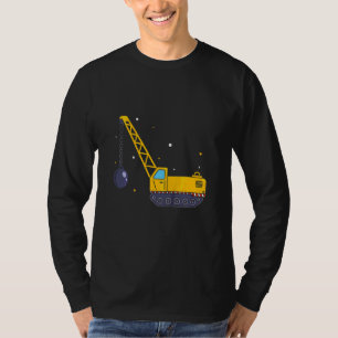 Kinder Abbruchbirne Bagger Für Bauarbeit T-Shirt